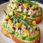 Healthy Tuna Toast with Avocado, Easy Meal Prep First Image