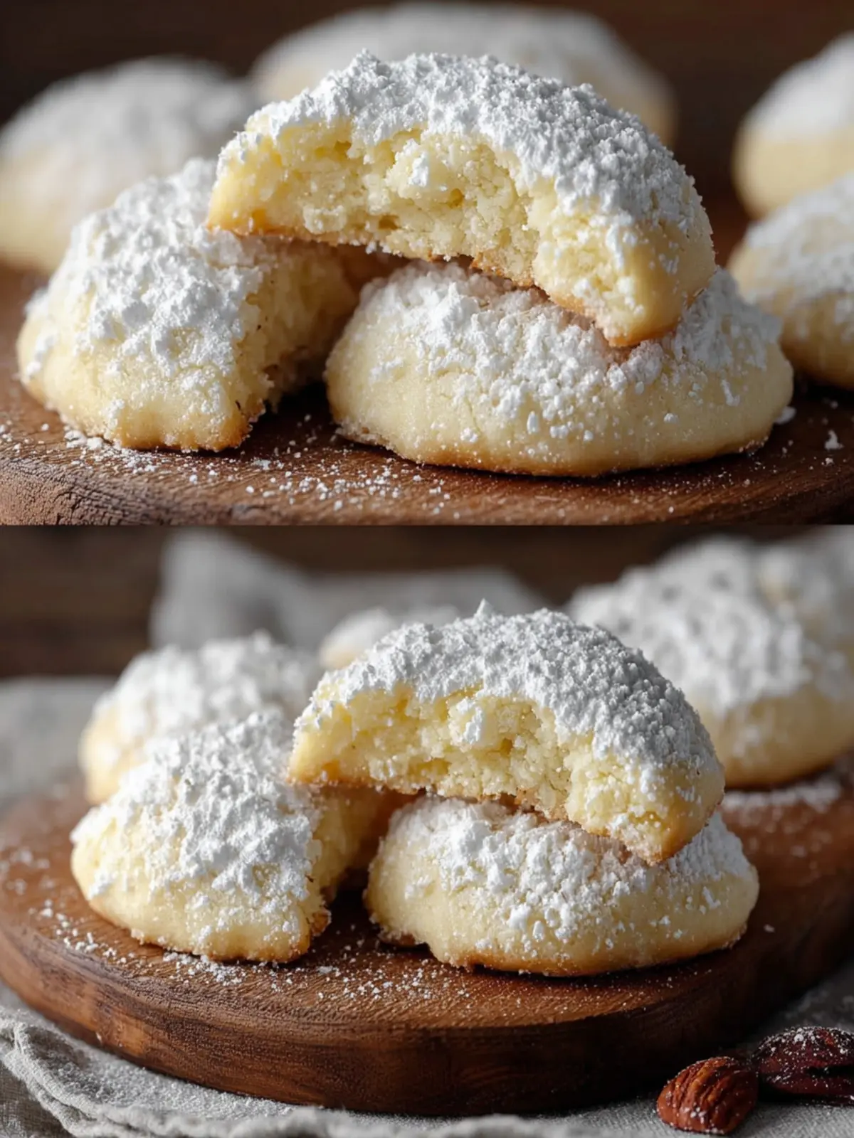 Kourabiedes (Easy Greek Butter Cookies) First Image