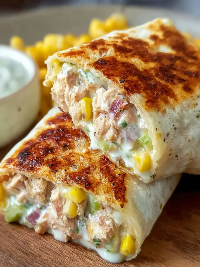 Healthy Tuna Melt Wrap Recipe, Easy 10 Minute Lunch First Image