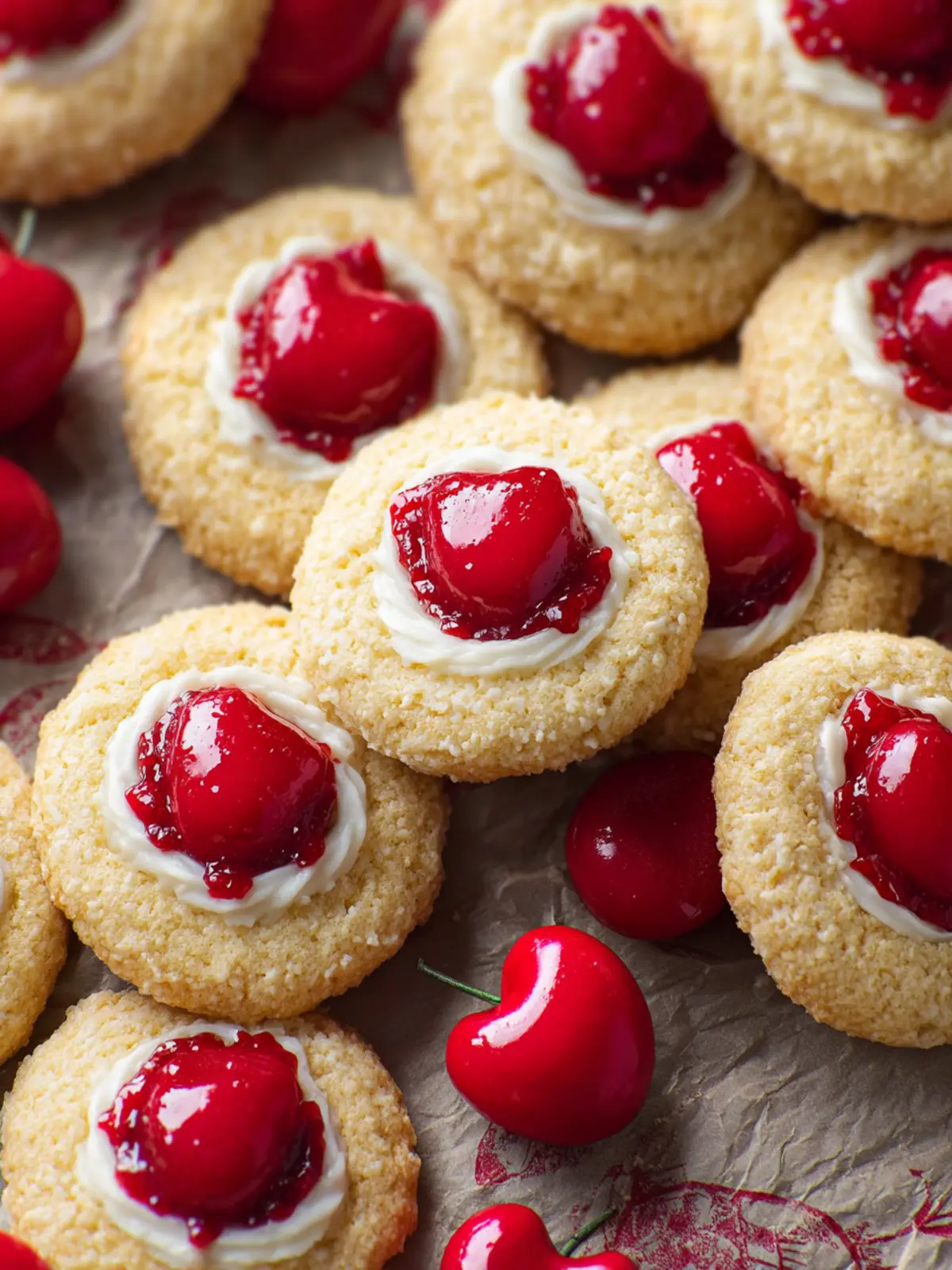 Cherry Cream Cheese Cookies First Image