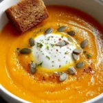 Irresistible Vegan Carrot and Sweet Potato Soup Recipe First Image