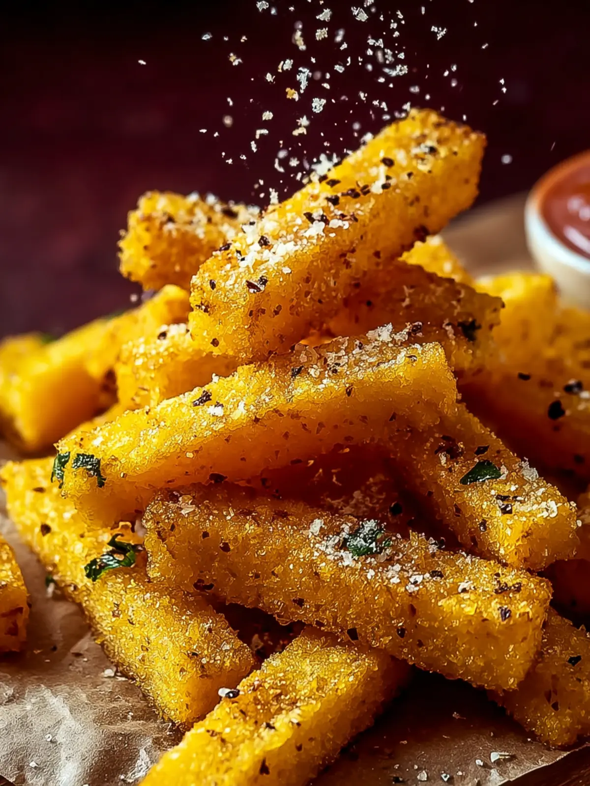 Irresistible Crispy Parmesan Polenta Fries Recipe First Image