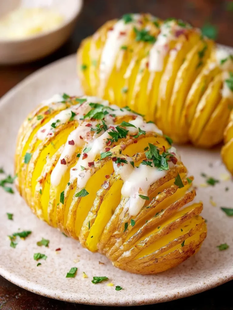 Crispy Hasselback Potatoes First Image