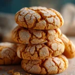 Peanut Butter Crinkle Cookies First Image