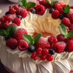Irresistible Pavlova Wreath Recipe for Stunning Desserts First Image