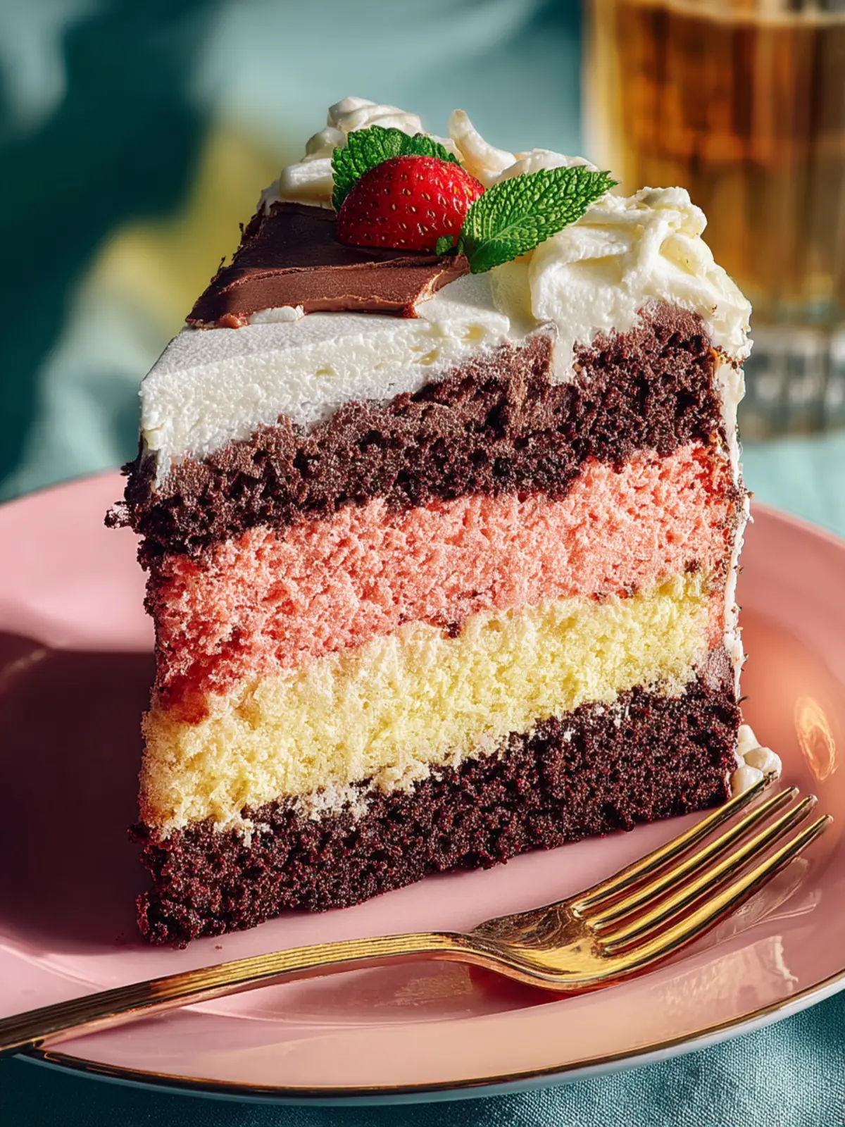 Decadent Neapolitan Cake: A Slice of Italy’s Delight First Image