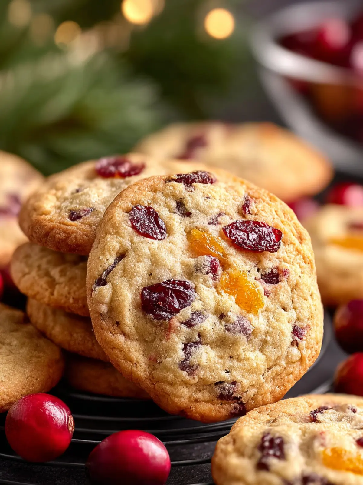 Irresistible Cranberry Orange Cookies for a Festive Treat First Image