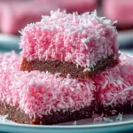Irresistible Pink Coconut Snowball Cake Bars Recipe First Image