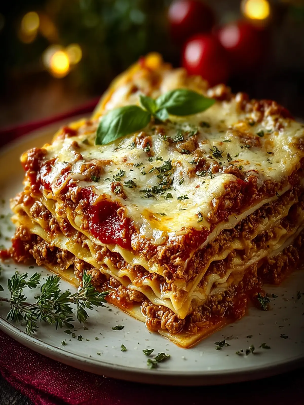 Christmas Eve Lasagna First Image