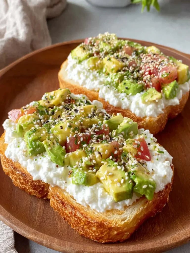 Creamy Cottage Cheese Avocado Toast (Quick Recipe) First Image
