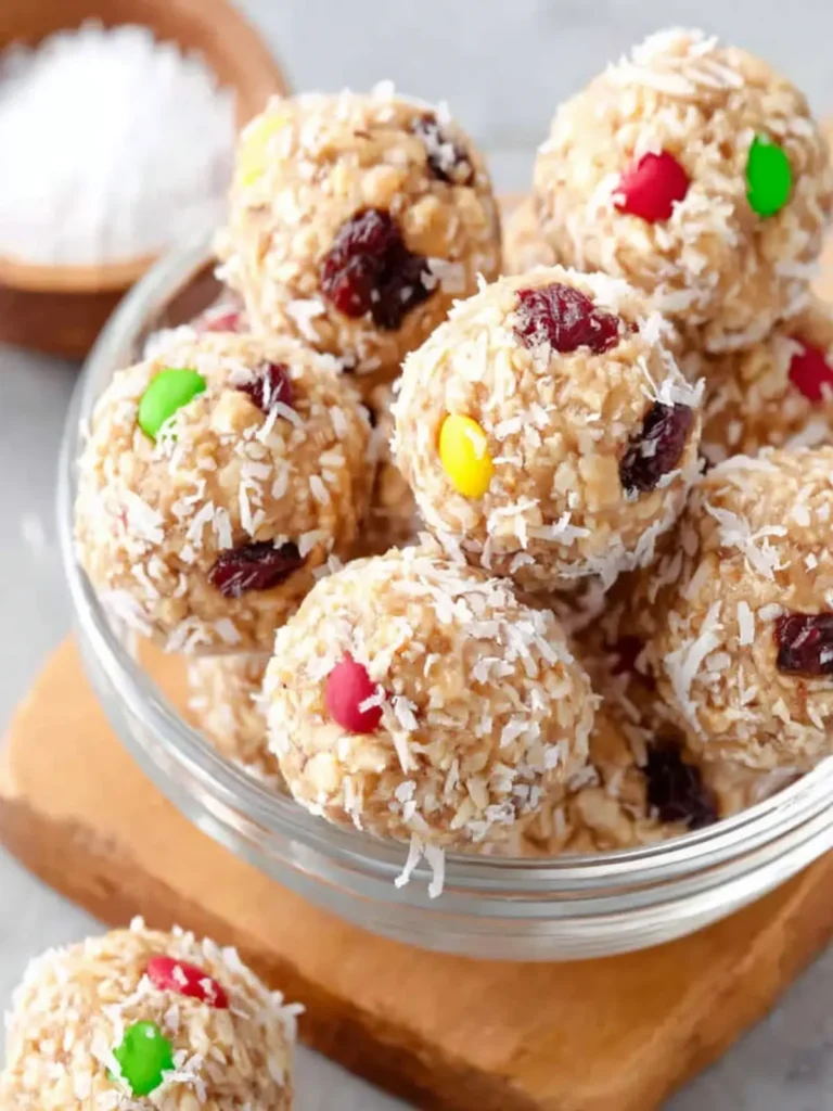 Coconut Peanut Butter Power Balls First Image