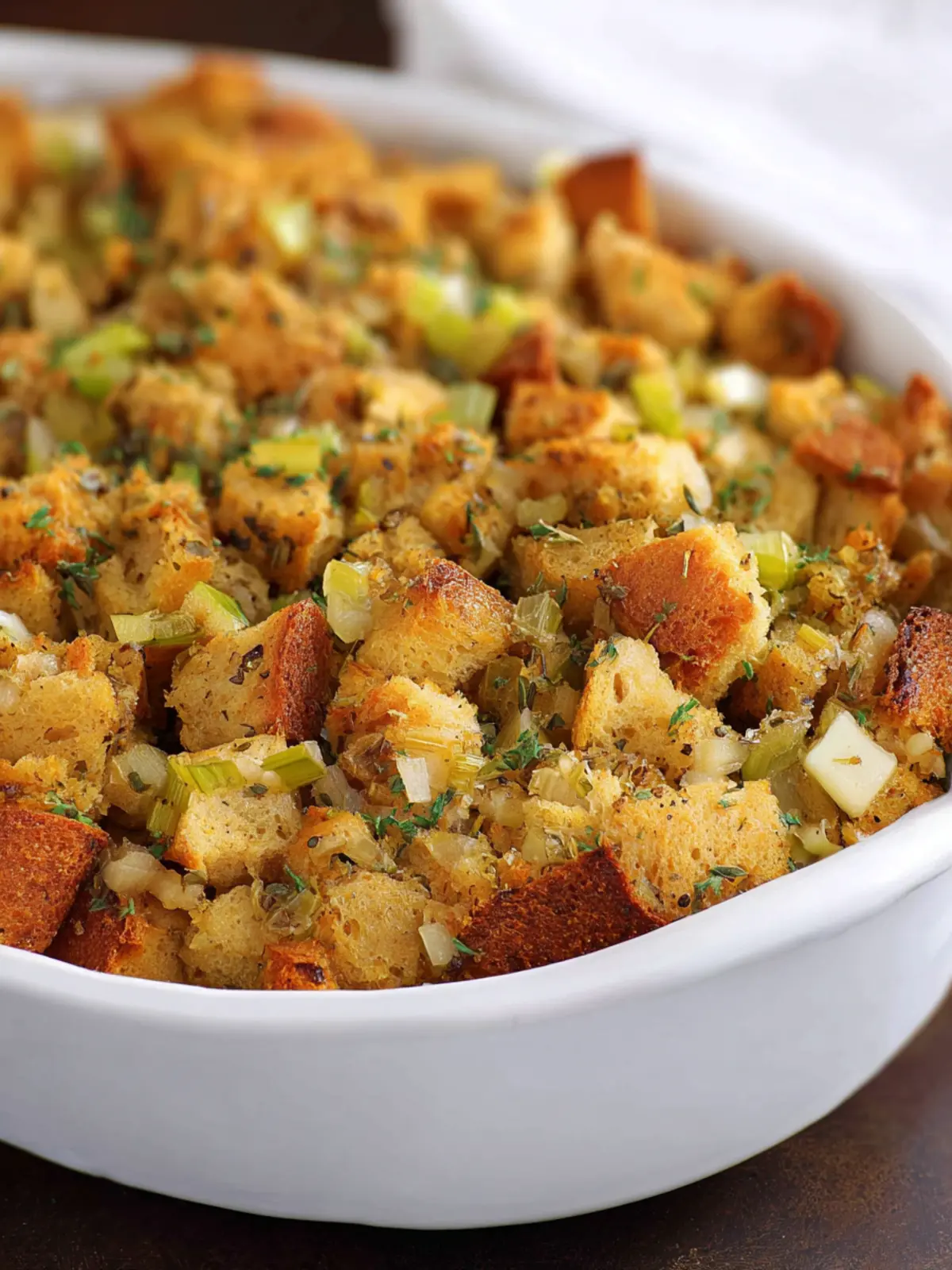 Apple, Onion, and Celery Stuffing First Image