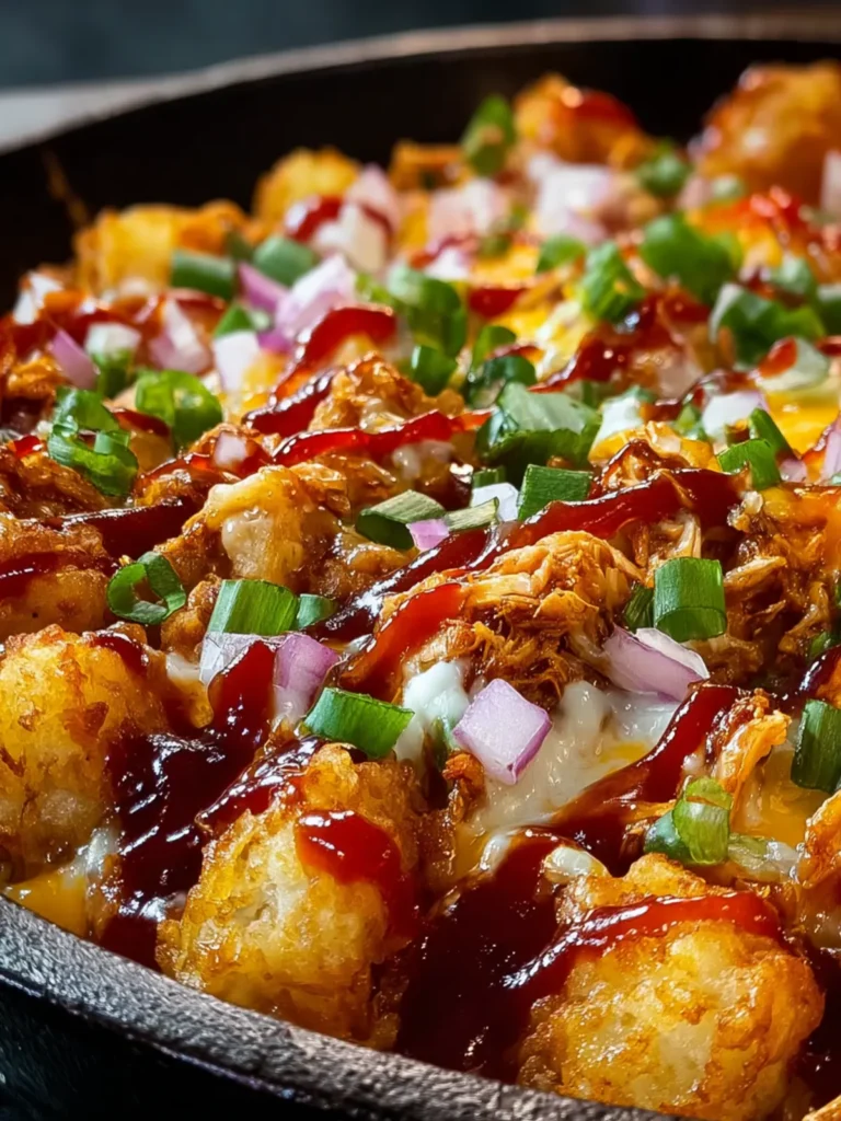 BBQ Chicken Tater Tot Casserole First Image