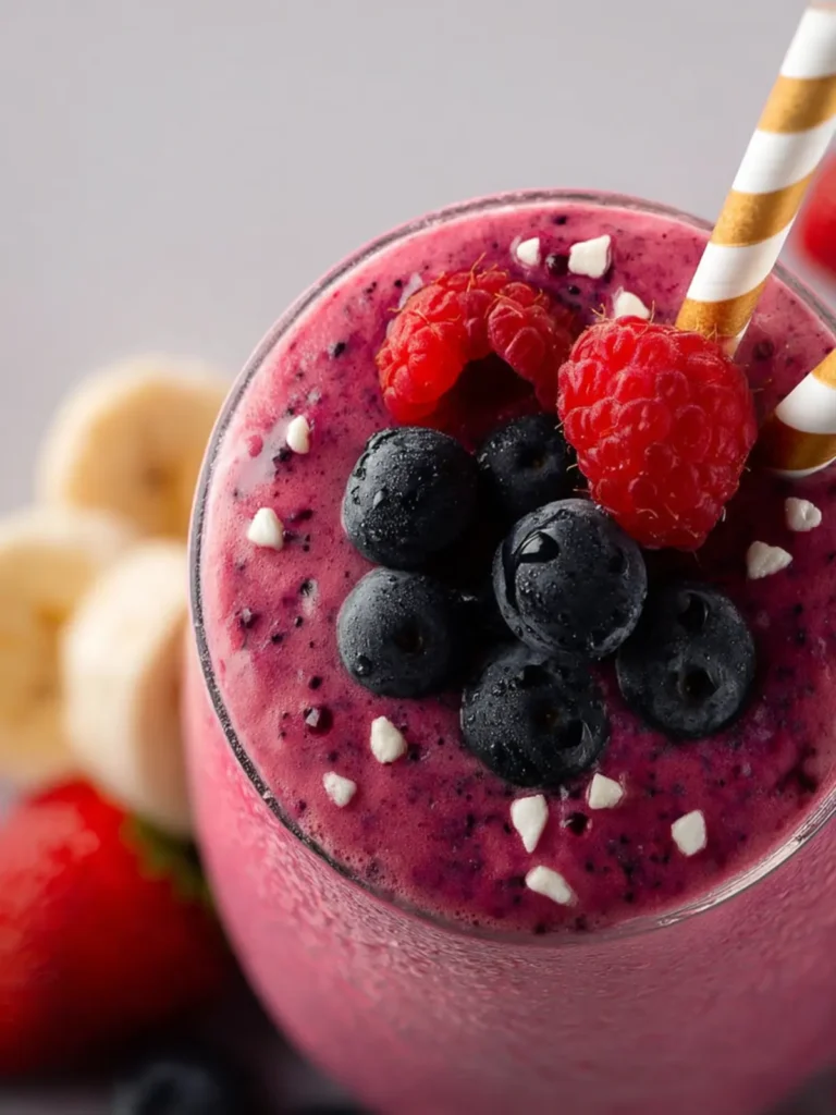 Banana Berry Smoothie First Image