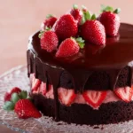 Chocolate Strawberry Cake First Image