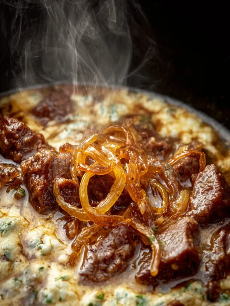 Crock Pot French Onion Beef Tips First Image