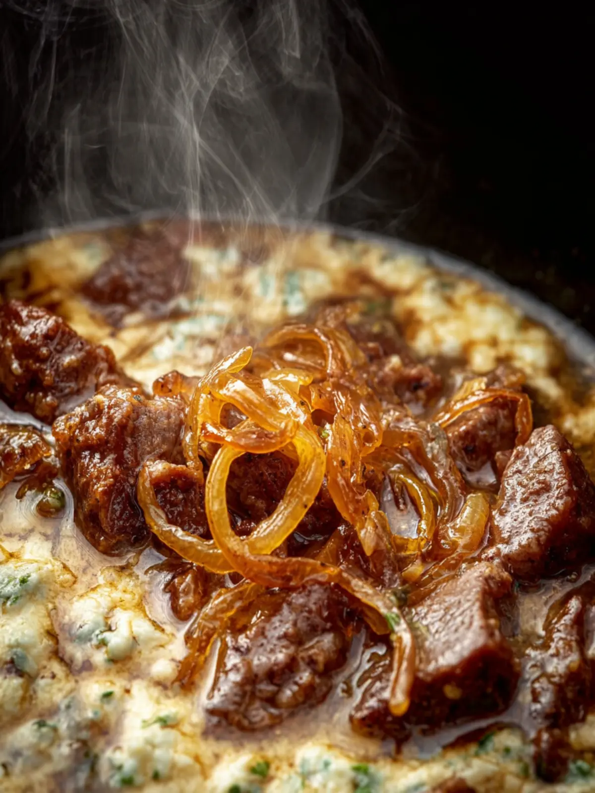 Crock Pot French Onion Beef Tips First Image