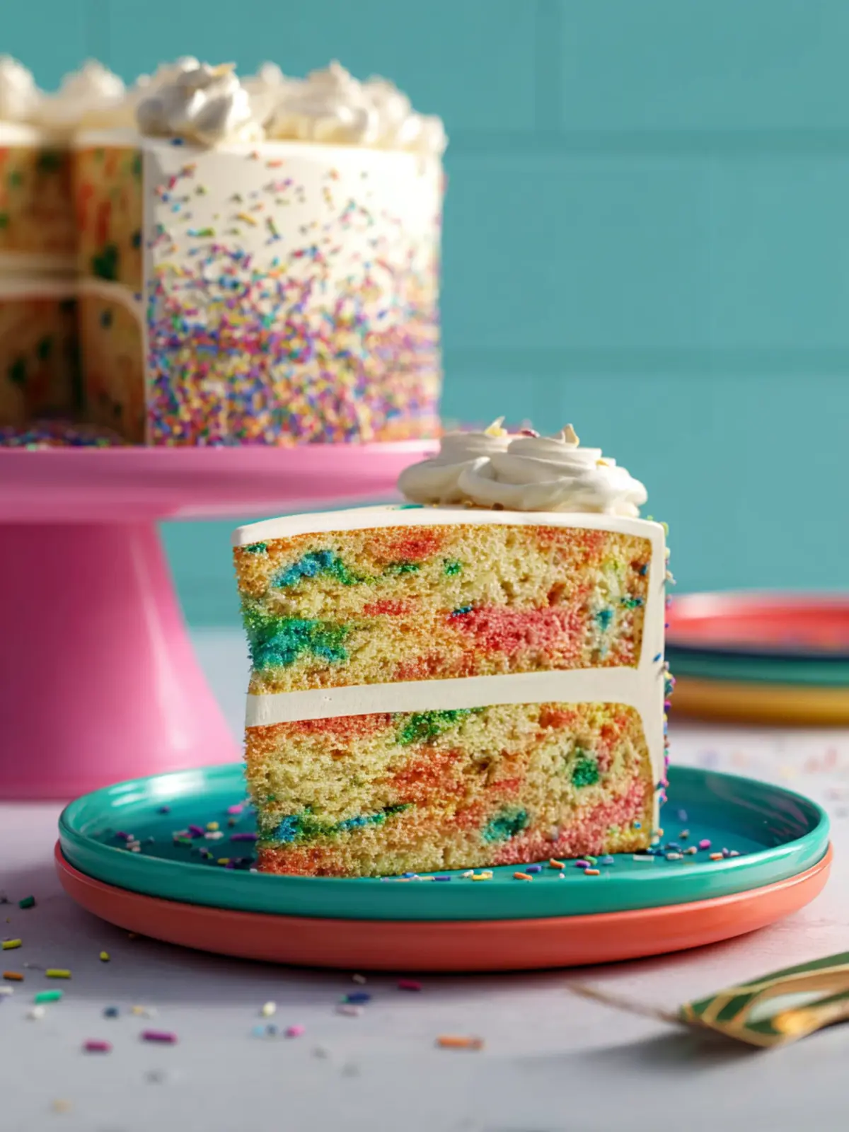 Easy Funfetti Cake First Image