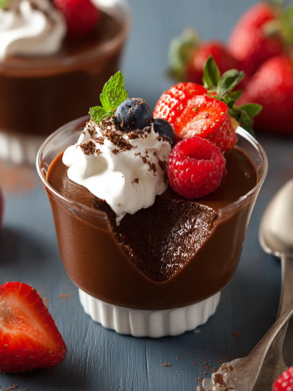 Homemade Chocolate Mousse First Image