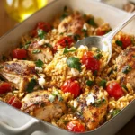 Irresistible Chicken Orzo Casserole Recipe to Delight You First Image
