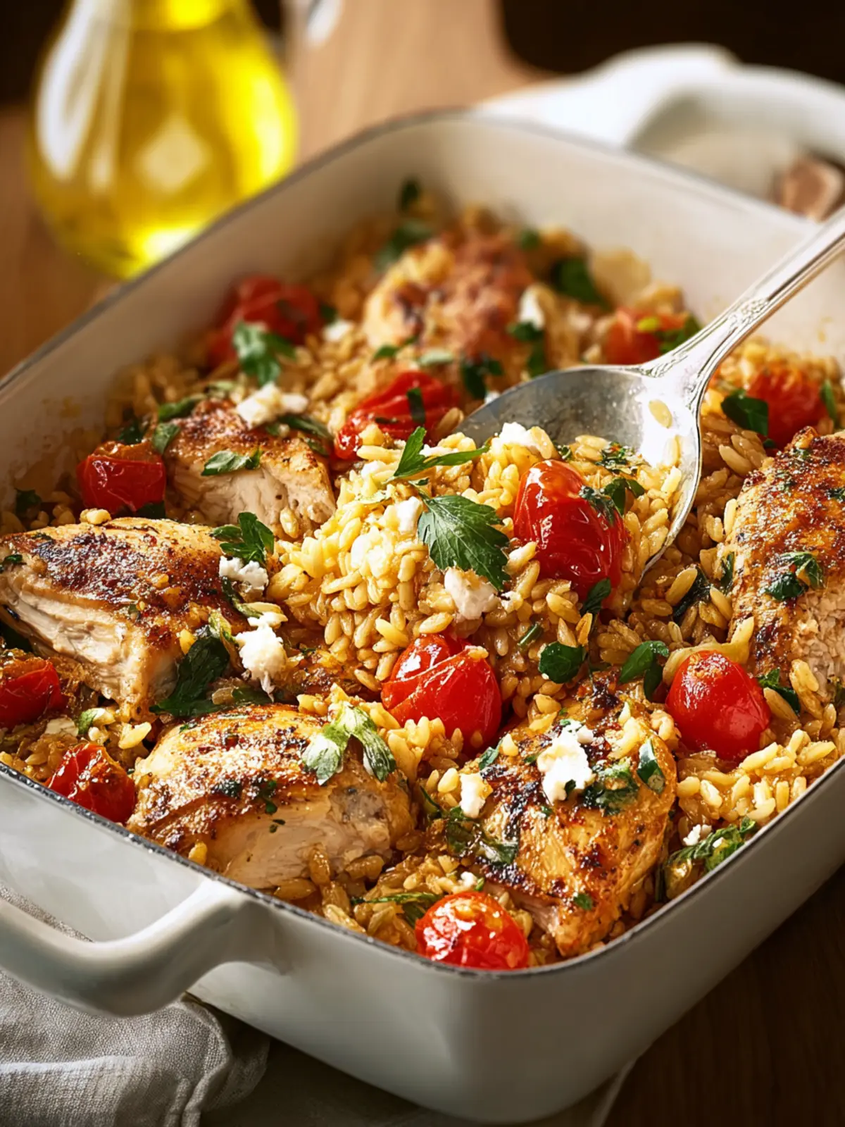 Irresistible Chicken Orzo Casserole Recipe to Delight You First Image