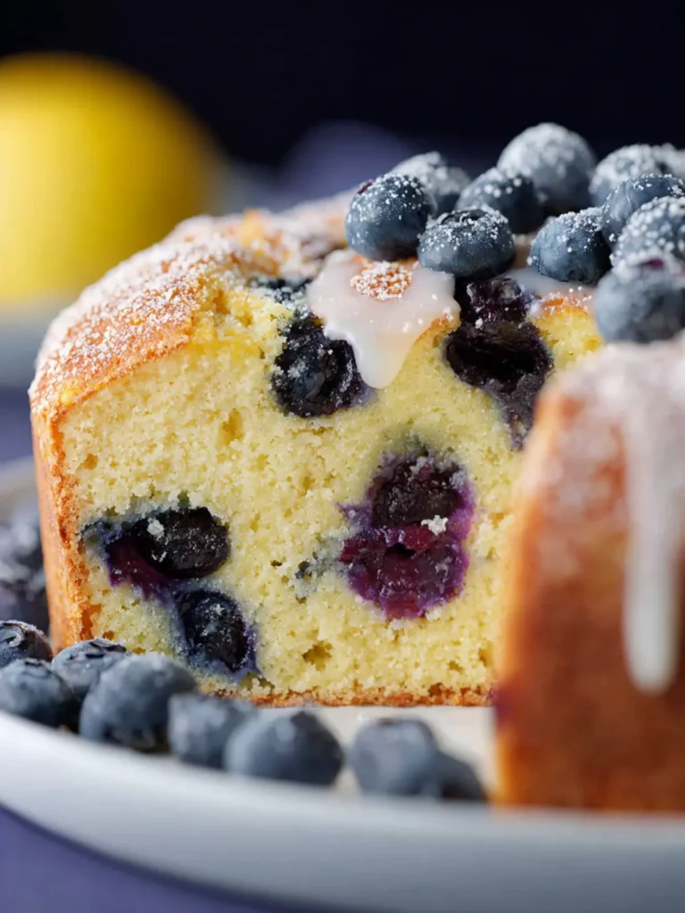 Lemon Blueberry Breakfast Cake First Image