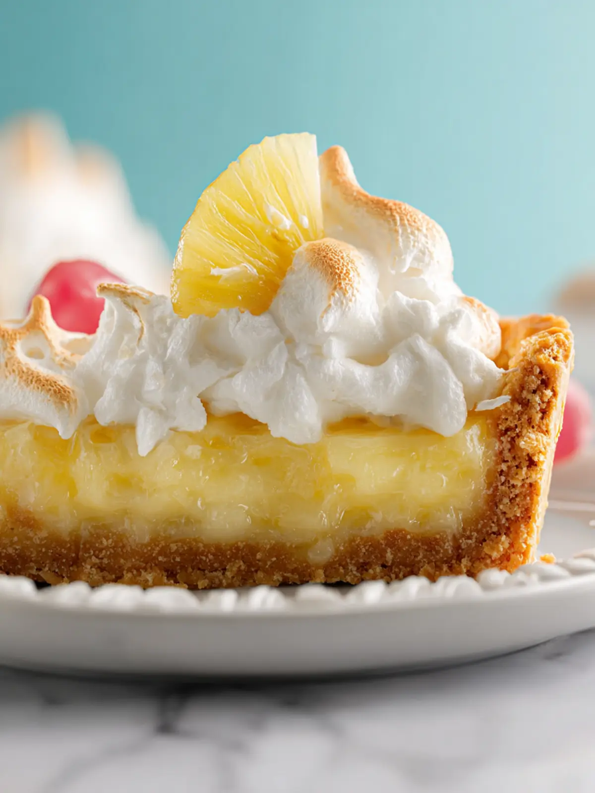 Marshmallow Pineapple Pie First Image