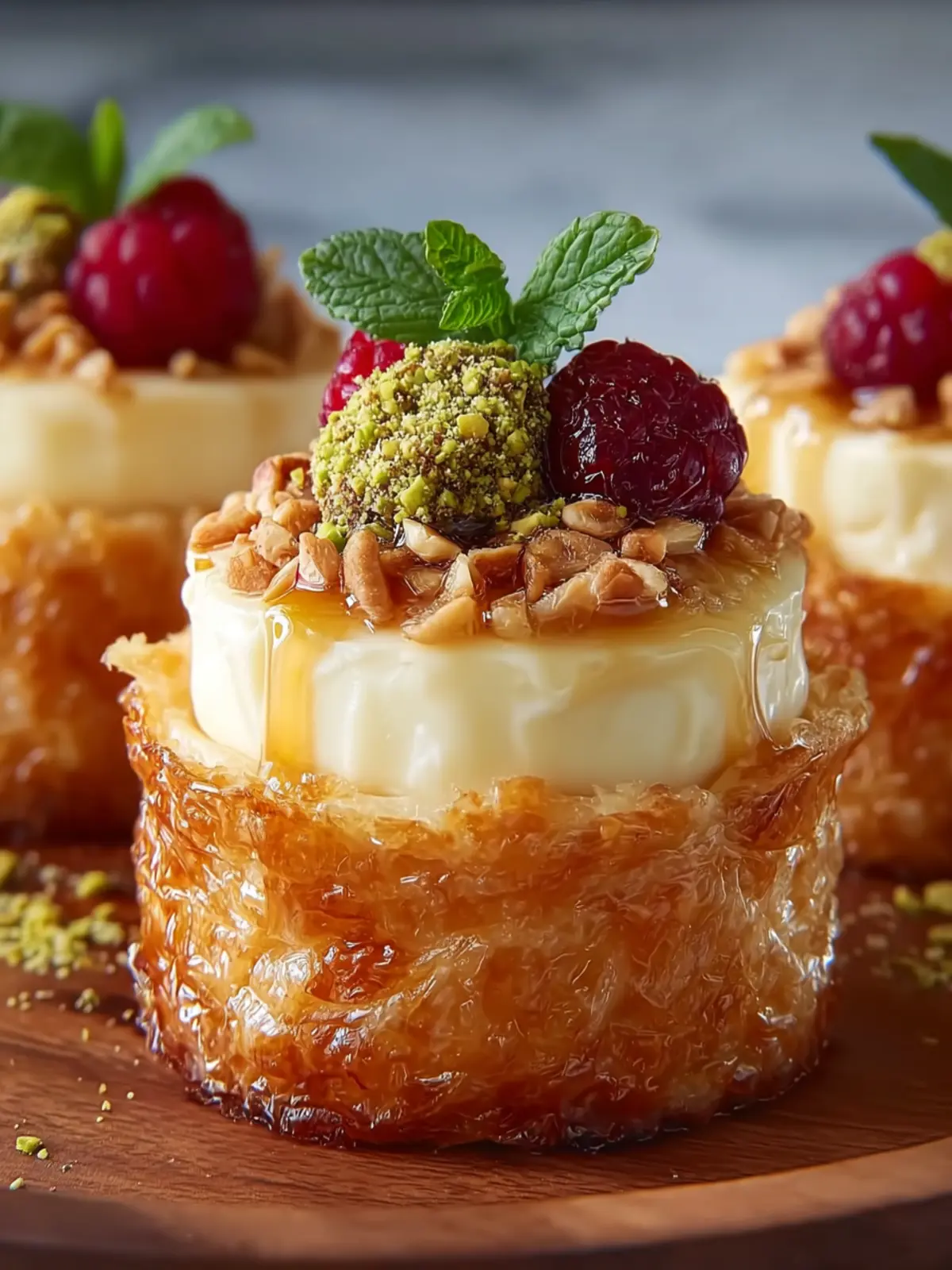 Mini Baklava Cheesecakes First Image