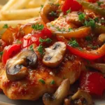 Mushroom Pepper Chicken First Image