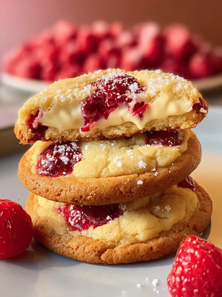 Raspberry Cheesecake Cookies First Image
