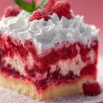 Raspberry Zinger Poke Cake First Image