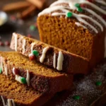 Spiced Gingerbread Loaf with Vanilla Glaze First Image