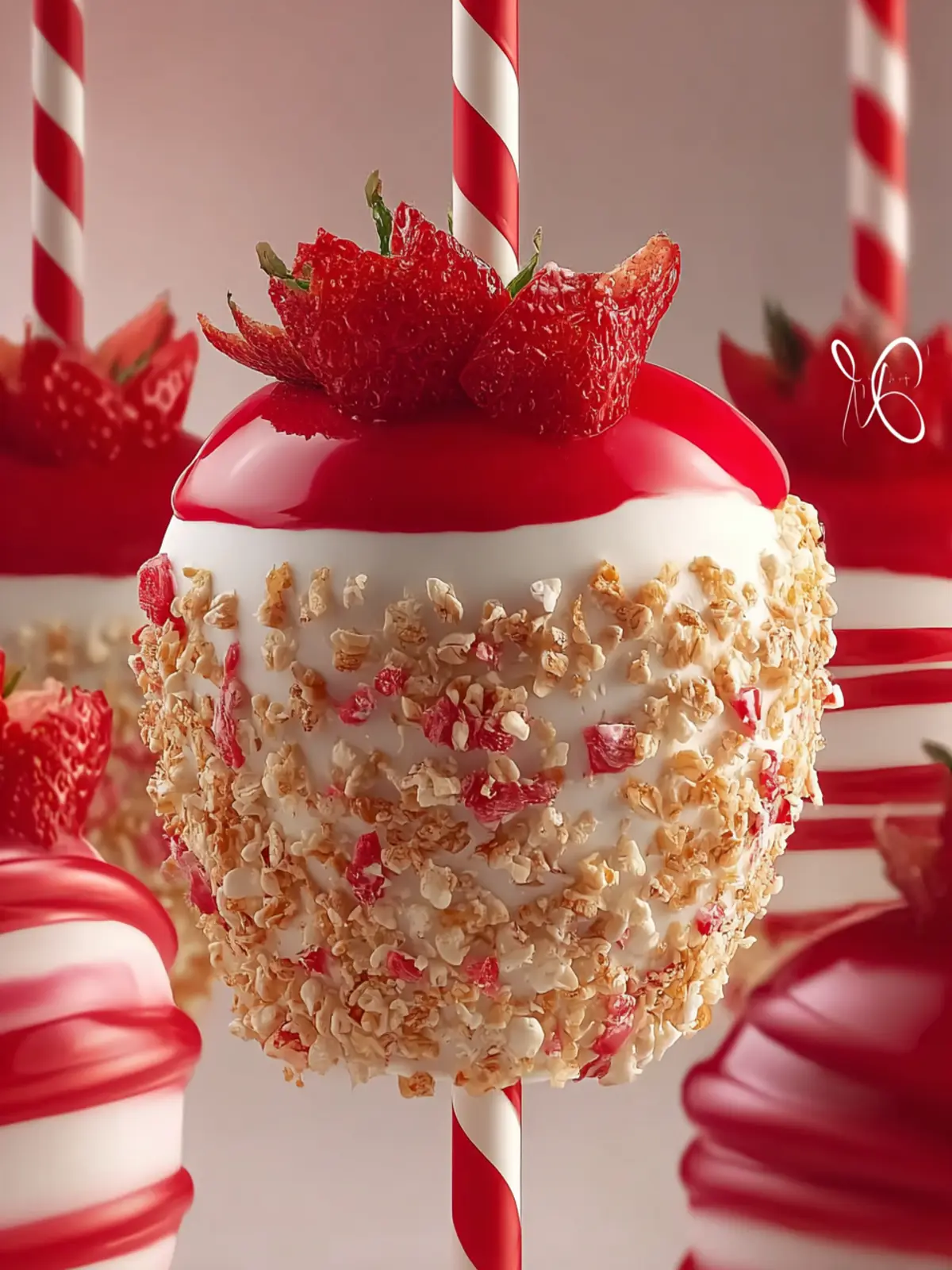Strawberry Shortcake Candy Apples First Image