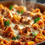 Ultimate Beefy Tortellini Bake: Comfort Food Delight First Image