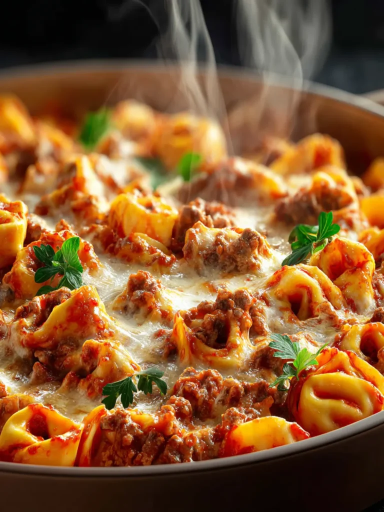 Ultimate Beefy Tortellini Bake: Comfort Food Delight First Image