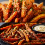 Easy Parmesan Roasted Carrot Fries Recipe First Image