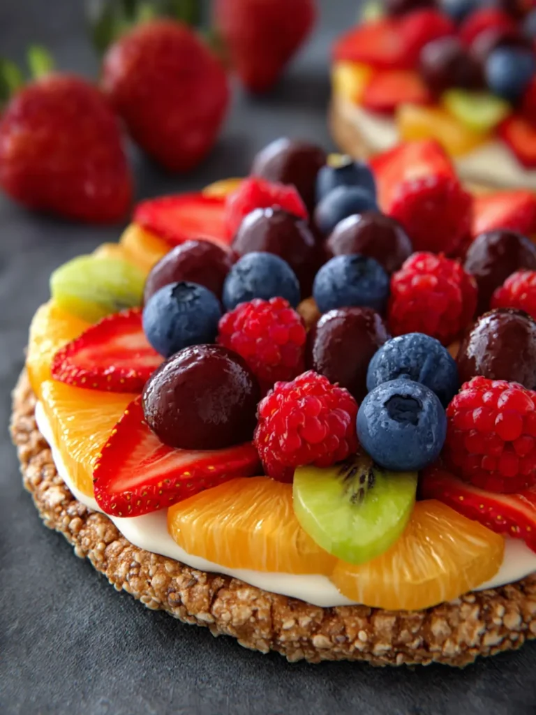 Healthy Fruit Pizza First Image