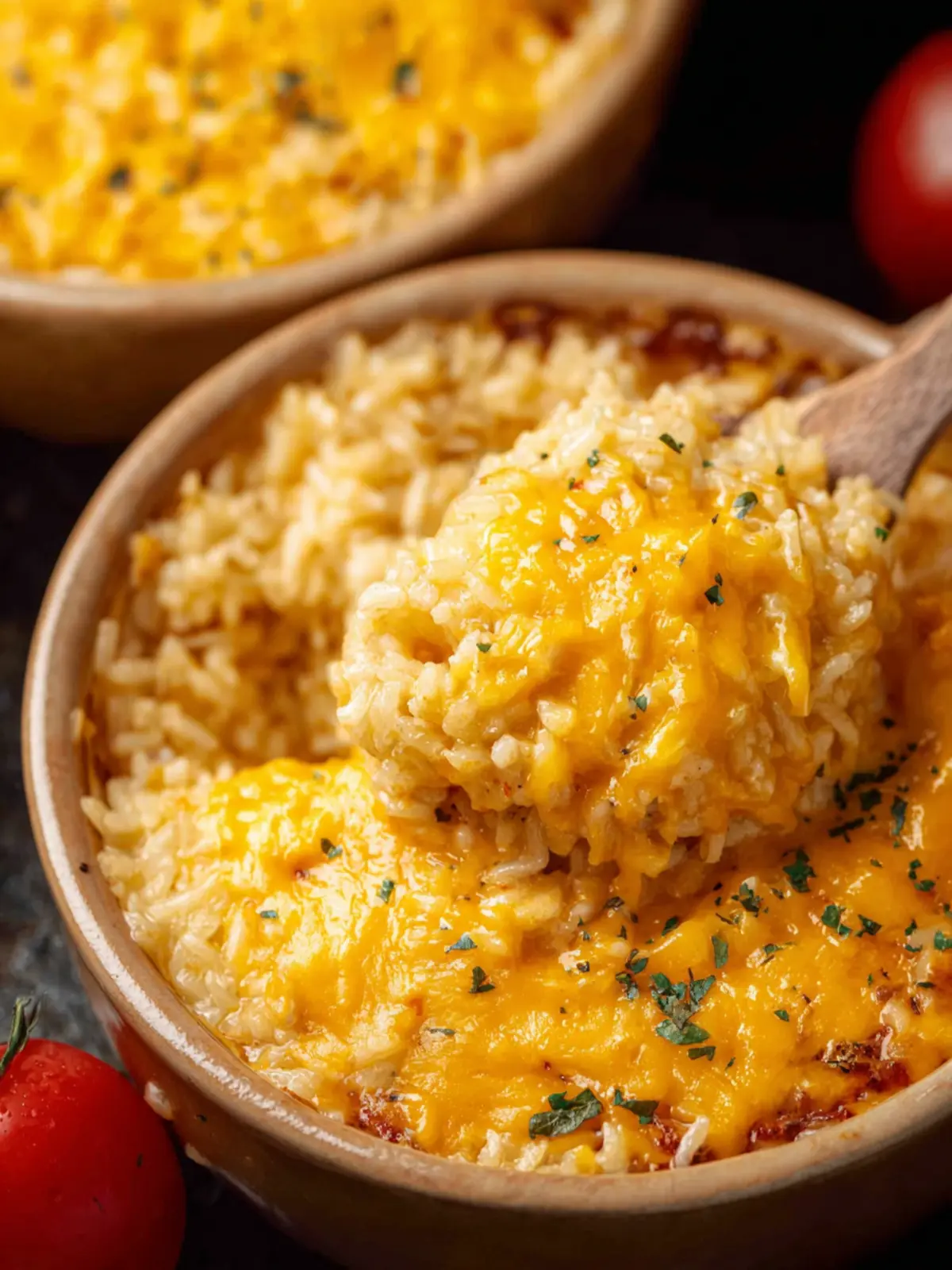 Baked Cheesy Rice First Image