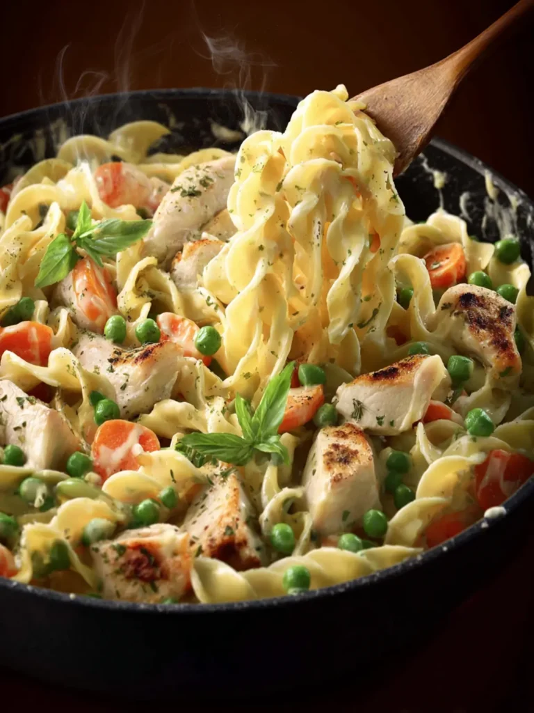 Best Chicken Pot Pie Noodles First Image