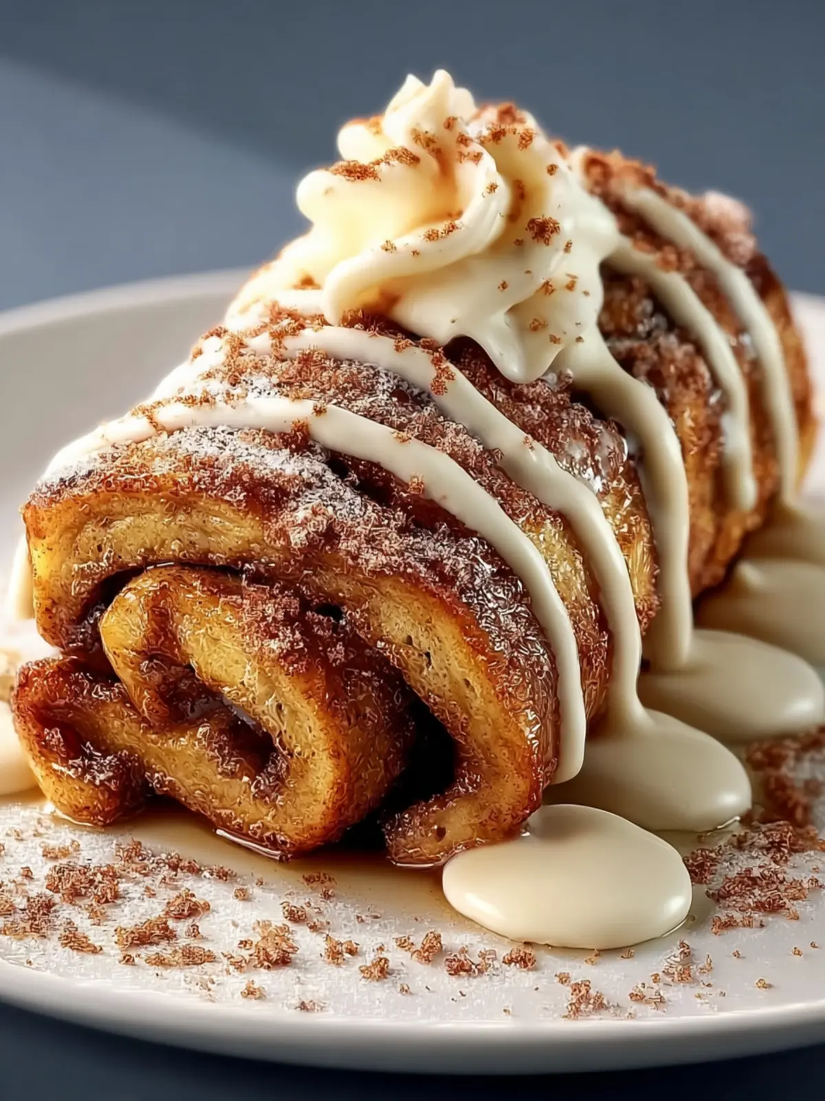 Cinnamon Roll French Toast Roll-Up First Image