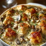 Creamy Chicken and Mushroom Casserole First Image