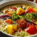 Creamy Vegetable Soup First Image