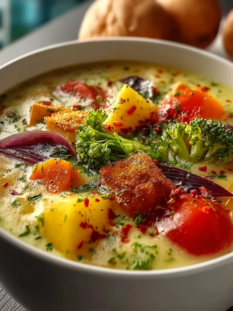 Creamy Vegetable Soup First Image