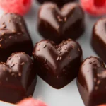 Dark Chocolate Raspberry Hearts First Image