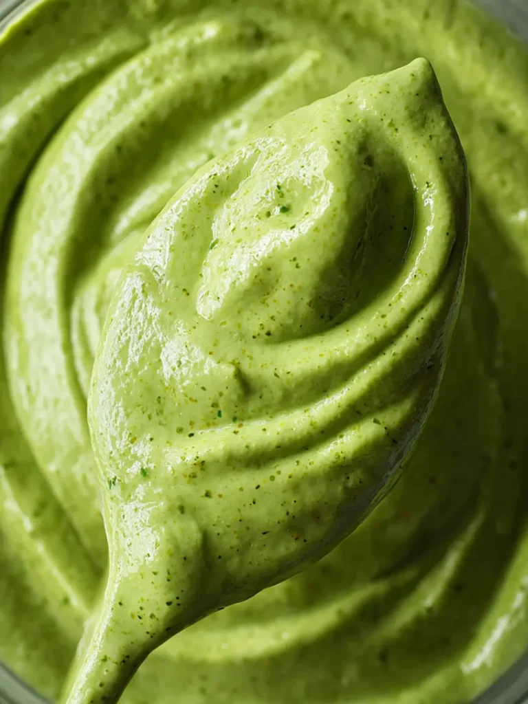 Easy Avocado Green Goddess Dressing with Greek Yogurt First Image