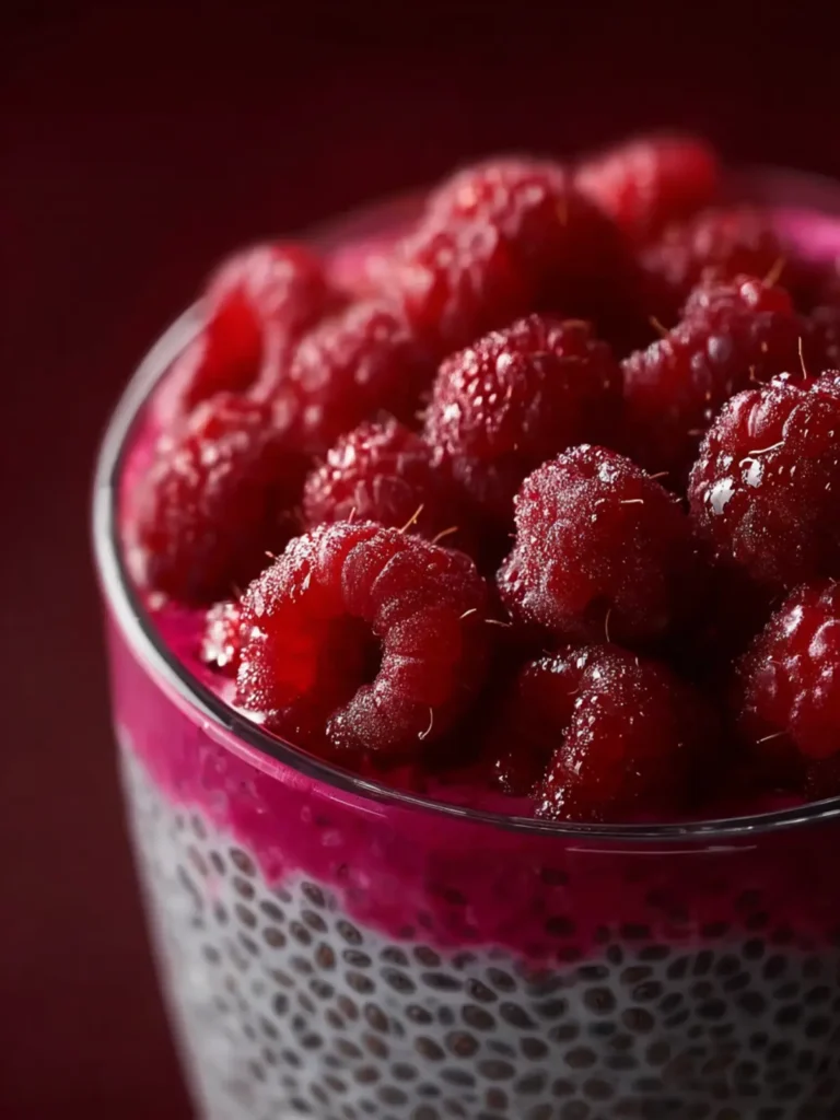 Easy Raspberry Chia Pudding (Naturally Sweet and Perfectly Creamy) First Image