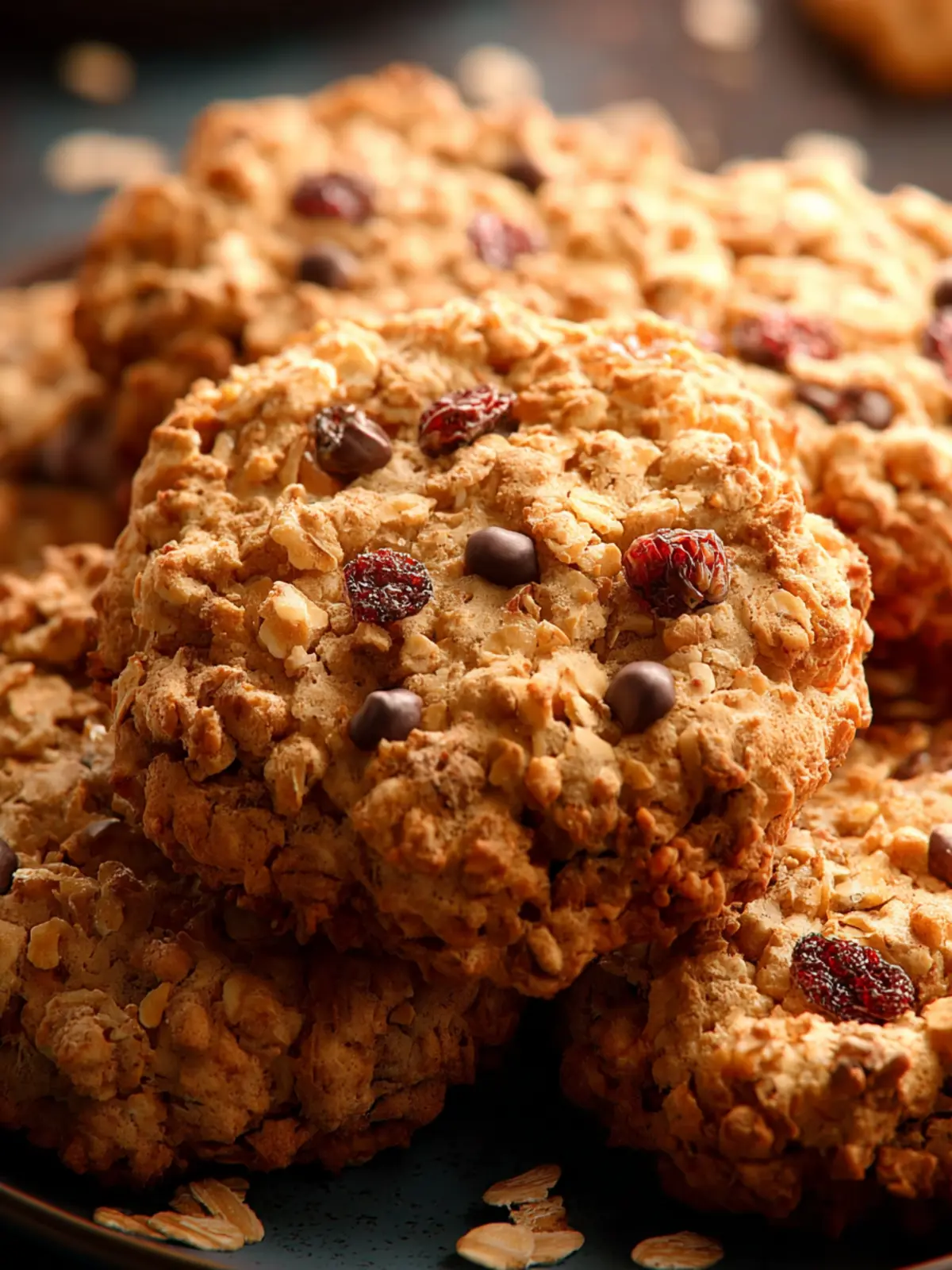 Eggless Oatmeal Cookies First Image