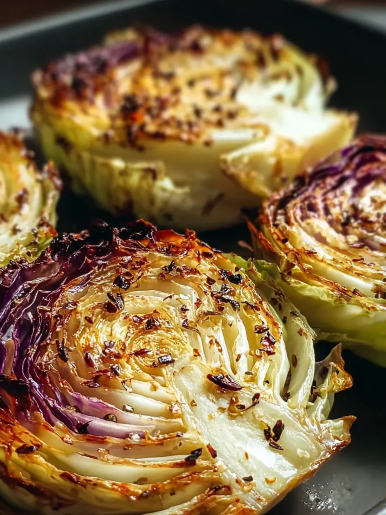 Garlic Butter Roasted Cabbage Steaks: Easy & Delicious First Image