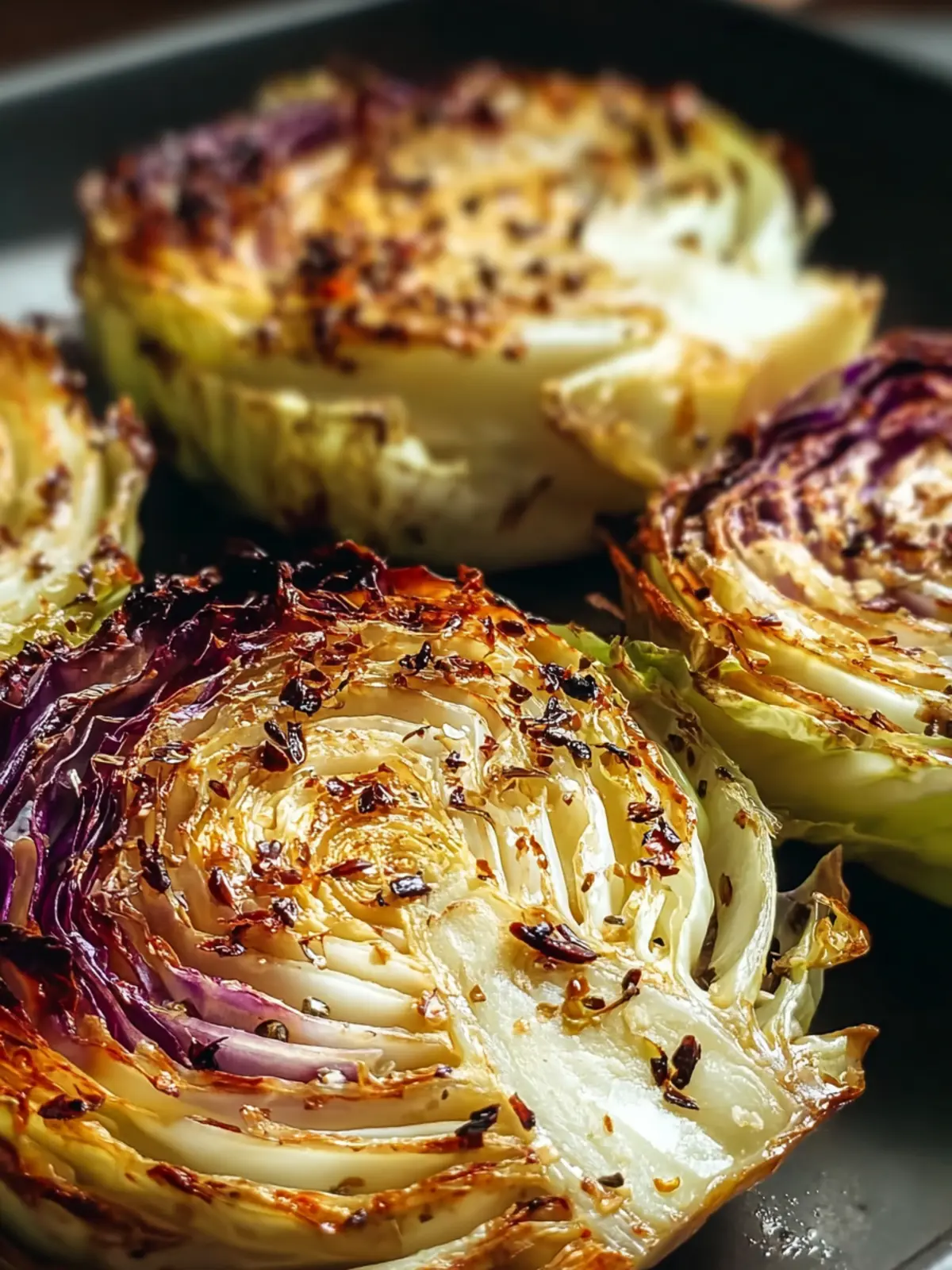 Garlic Butter Roasted Cabbage Steaks: Easy & Delicious First Image