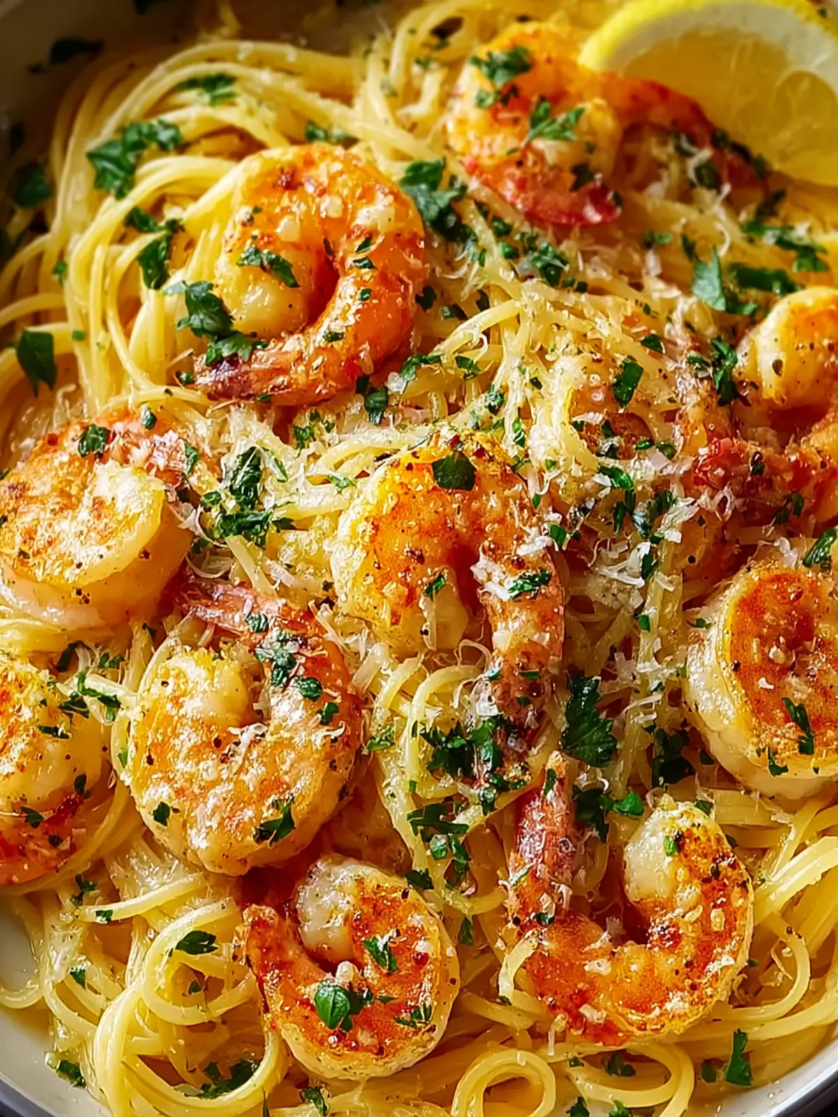 Garlic Butter Shrimp Scampi Pasta First Image